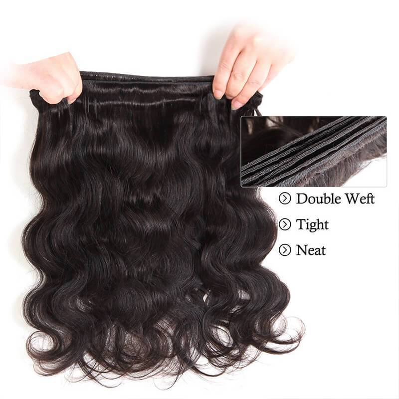 Klaiyi 8A  4pieces/pack Malaysian Body Wave Virgin Human Hair Bundles