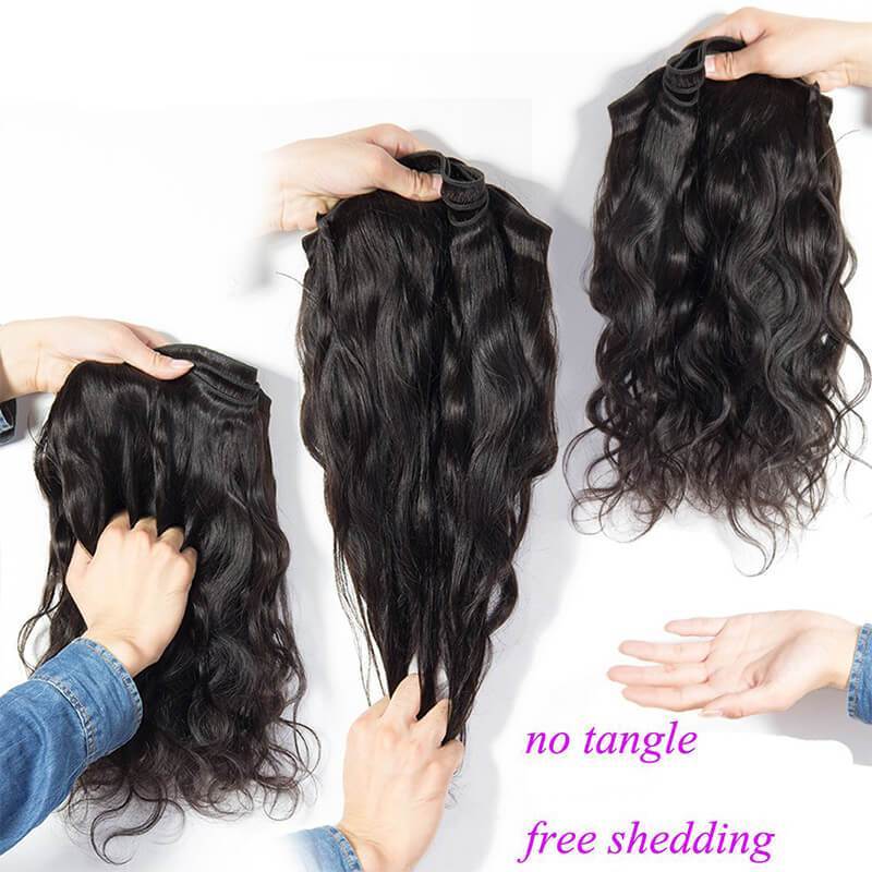 Klaiyi 8A  4pieces/pack Malaysian Body Wave Virgin Human Hair Bundles