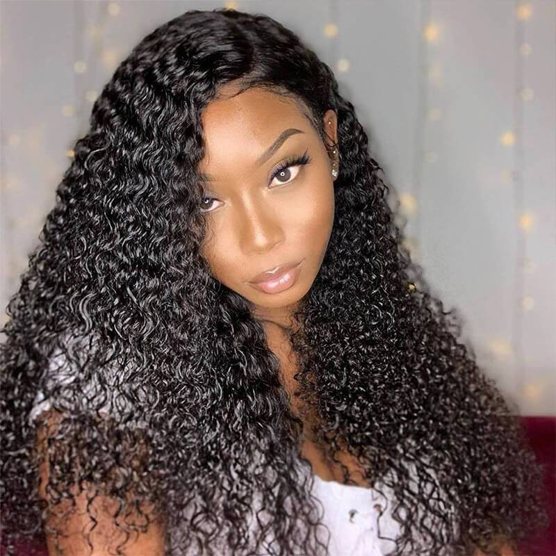 Klaiyi Remy Hair Brazilian 4 Bundles Curly Hair Weaves With Closure Youth Series