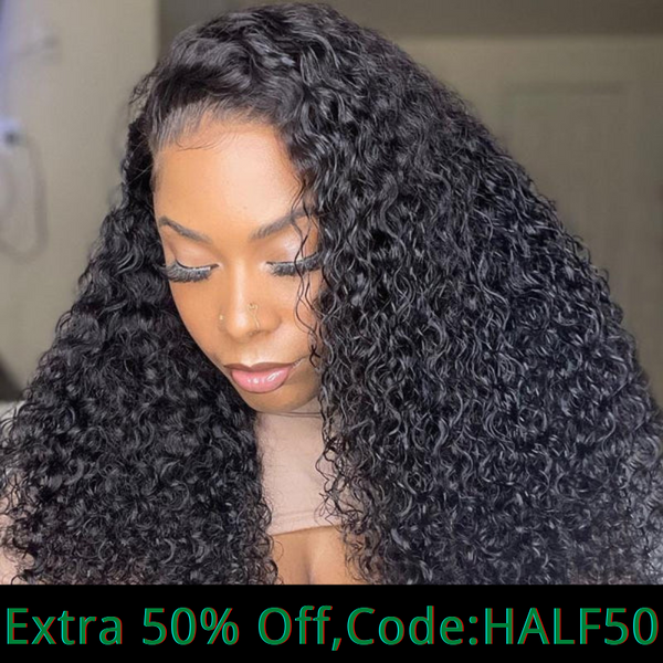 Extra 50% Off Code HALF50  | Klaiyi Jerry Curly U Part Wig Virgin Human Hair Real Scalp Great Protective