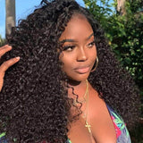 $50 OFF Full $51 | Code: SAVE50 Klaiyi Special Offer Kinky Curly 13x4 Lace Front Virgin Human Hair Flash Sale