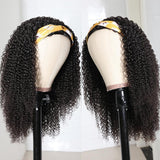 Klaiyi Whatsapp Special Offer |Kinky Curly Human Hair 3/4 Half Wigs