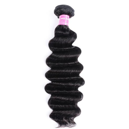 Klaiyi 1 Paquete Ondas Profundas Sueltas Tejidos de Cabello Humano en Venta