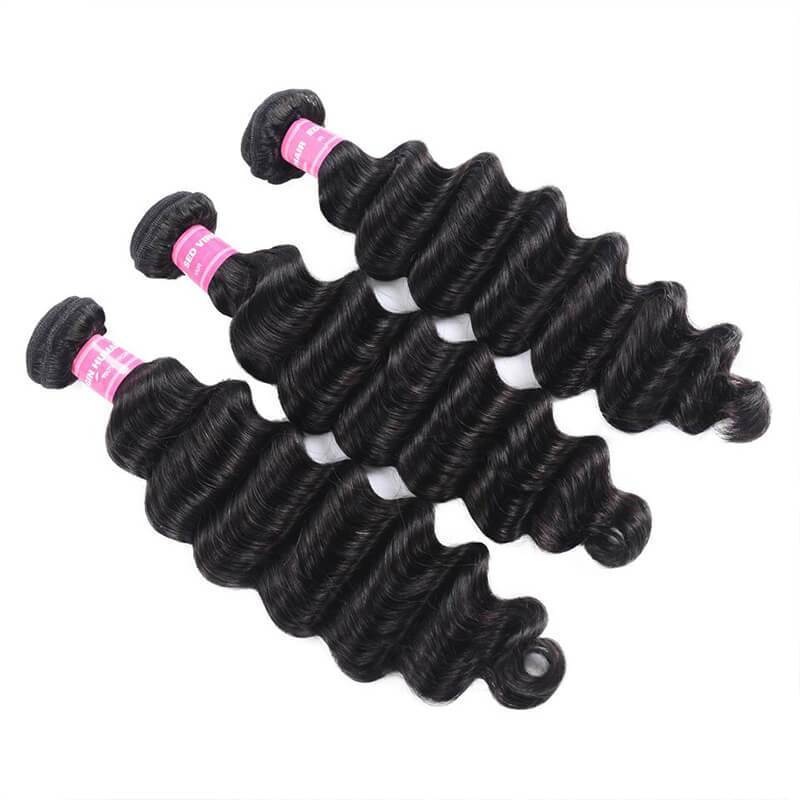 Klaiyi 3Pcs/Lot Brazilian Loose Deep Wave On Sale