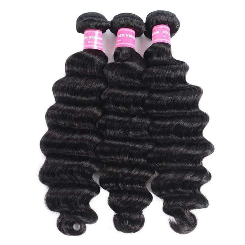 Klaiyi 3Pcs/Lot Brazilian Loose Deep Wave On Sale