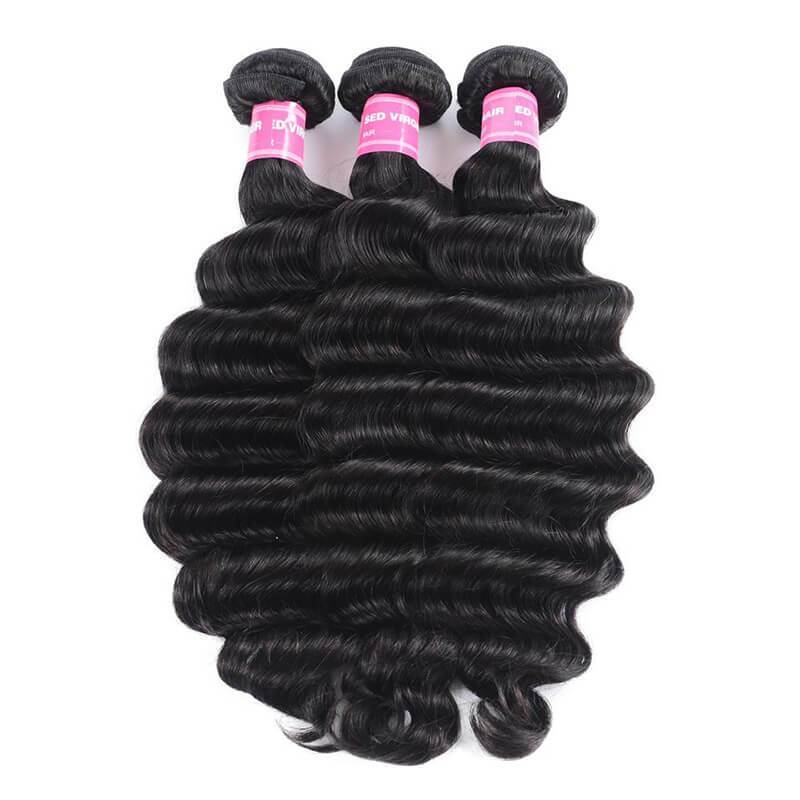 Klaiyi 3Pcs/Lot Brazilian Loose Deep Wave On Sale