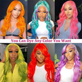 Klaiyi 613 Honey Blonde Body Wave Lace Closure Wig 5*5 HD Glueless Human Hair Wigs 200 Density