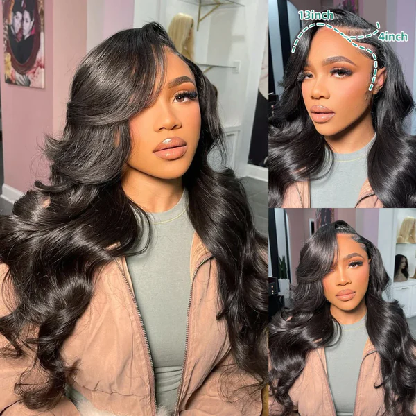 Klaiyi 70% Off Super Flash Sale Kinky Curly or Jerry Curly 13x4 Lace Front Wig Virgin Human Hair