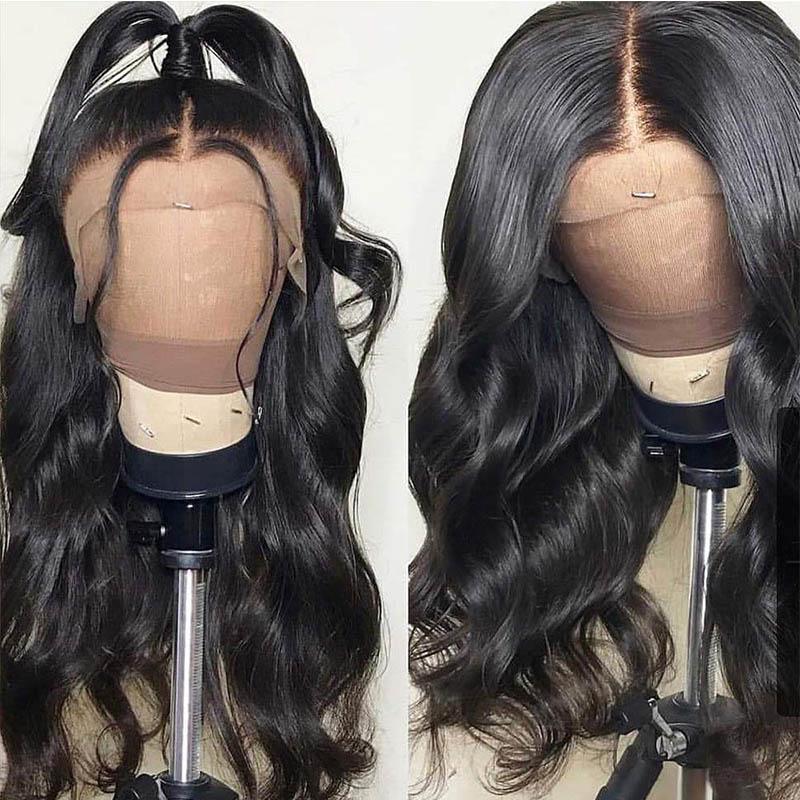 Klaiyi Body Wave Lace Front Wigs Virgin Human Hair High Quality Natural Density Series