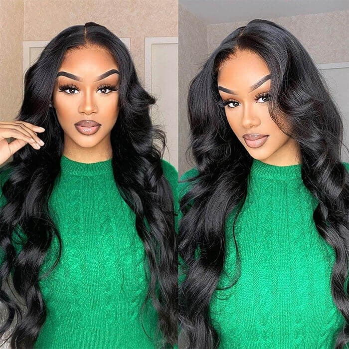 Extra 50% Off Code HALF50  | Klaiyi Put on and go Glueless Body Wave Lace Closure Wigs