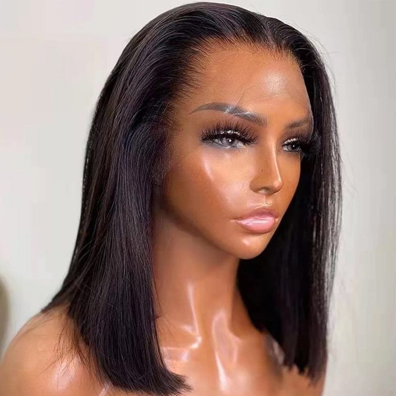 Extra 50% Off Code HALF50 | Klaiyi 6x4.75 Pre-Cut Lace Closure Wig Put On and Go Glueless Bob Wig