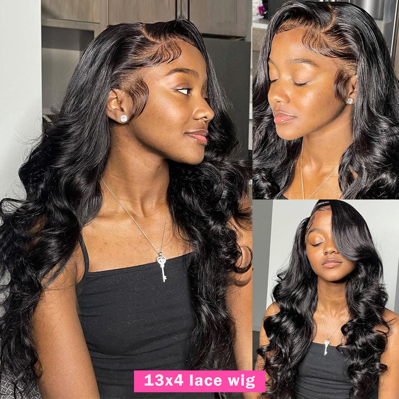 Extra 50% Off Code HALF50  | Klaiyi Put on and go Glueless Body Wave Lace Closure Wigs