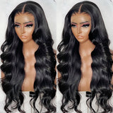 Klaiyi  Pre-Cut Wear & Go Lace Jerry Curly or Body Wave Kinky Edge Wig  Flash Sale
