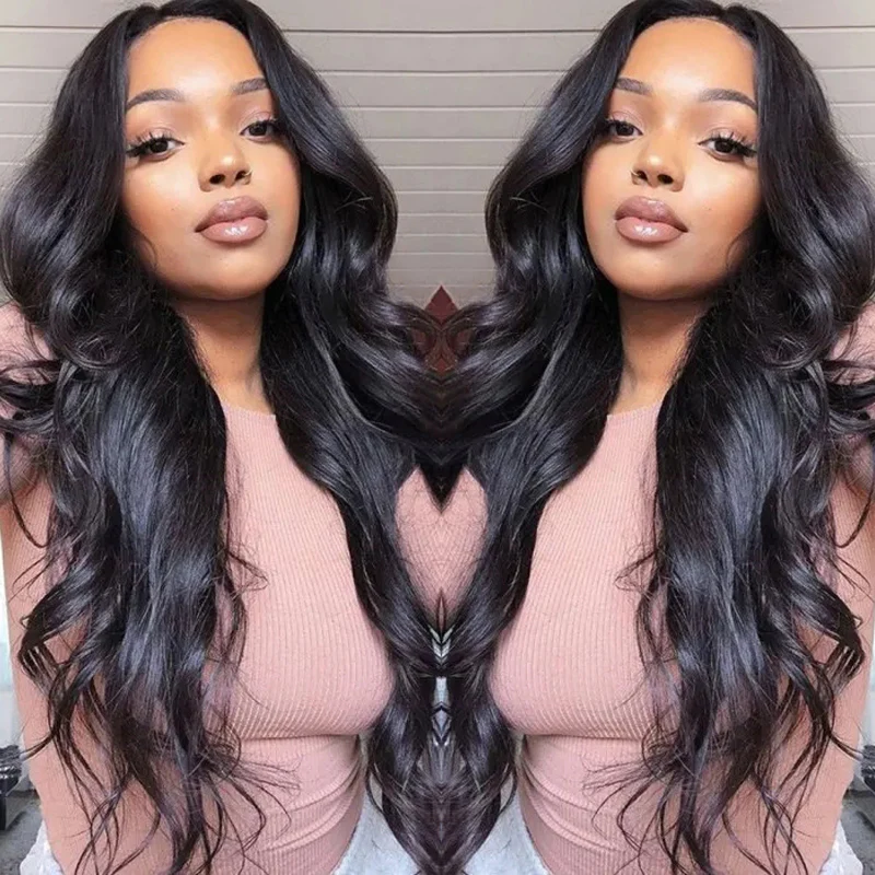 Klaiyi Body Wave Vpart Wigs No Leave Out Natural Scalp Protective Wigs Beginner Friendly