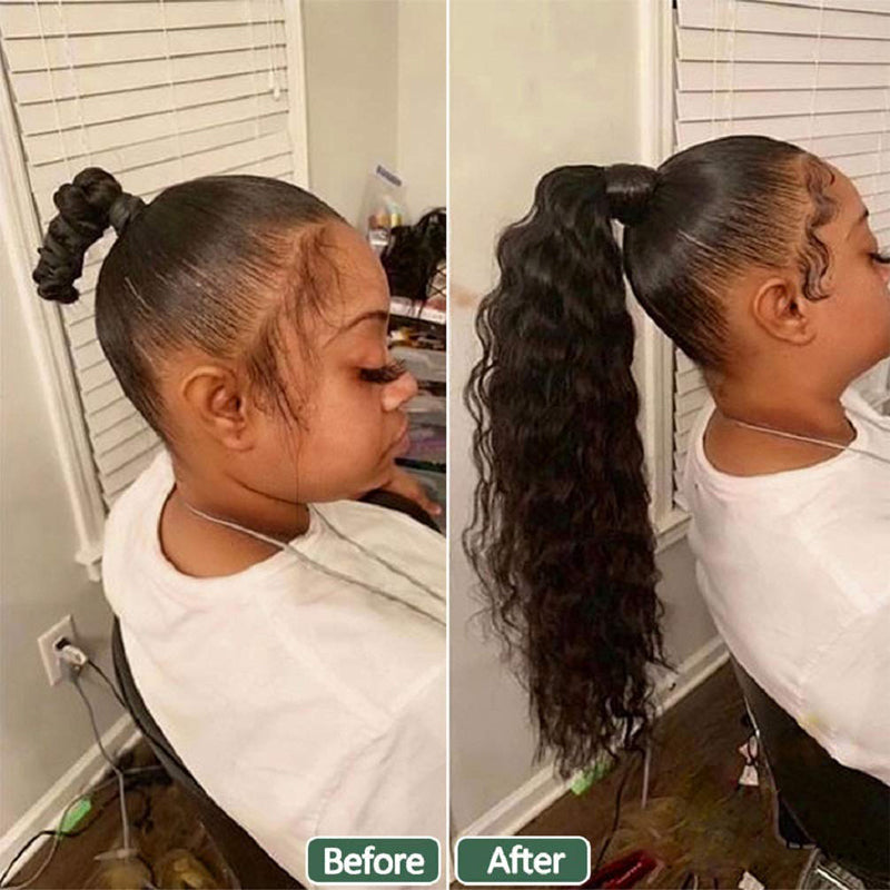 How To: Sleek Curly Extended Ponytail with PURPLE PACK HAIR - YouTube