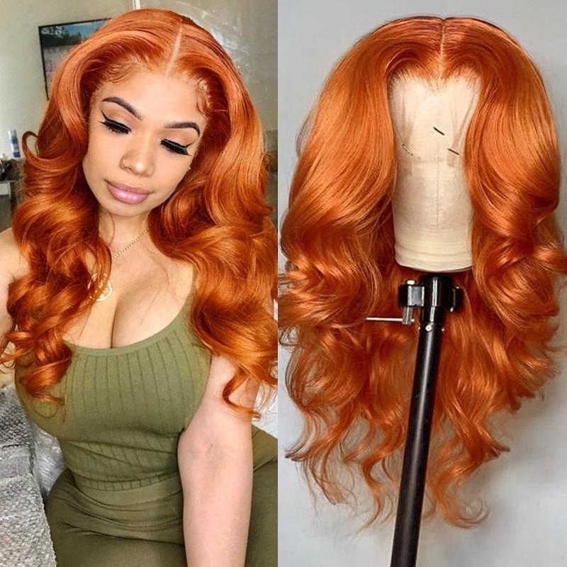 Ginger lace store front wig