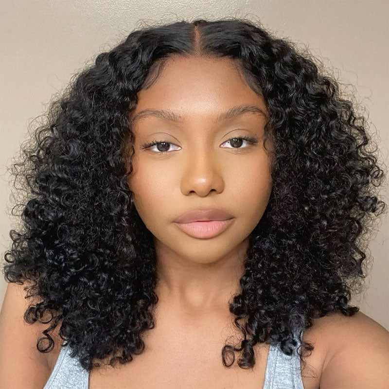 Jerry Curly Short Bob 5x5 HD Lace Closure Wig - Clearance Flash Sale