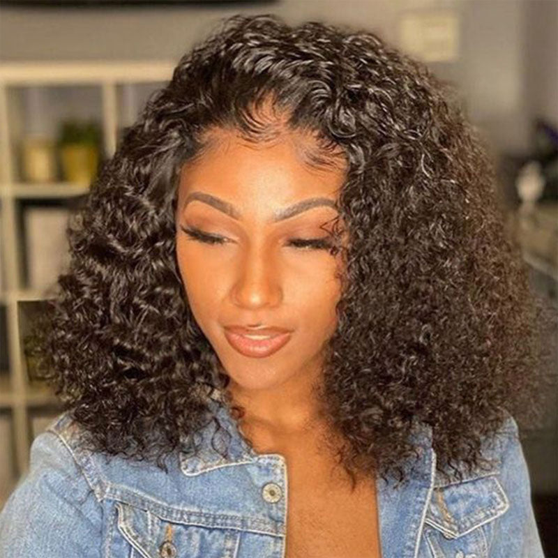 Jerry Curly Short Bob 5x5 HD Lace Closure Wig - Clearance Flash Sale