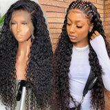Klaiyi  Pre-Cut Wear & Go Lace Jerry Curly or Body Wave Kinky Edge Wig  Flash Sale