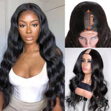 $100 OFF | Code: SAVE100 Real Scalp Body Wave Glueless U Part Wig