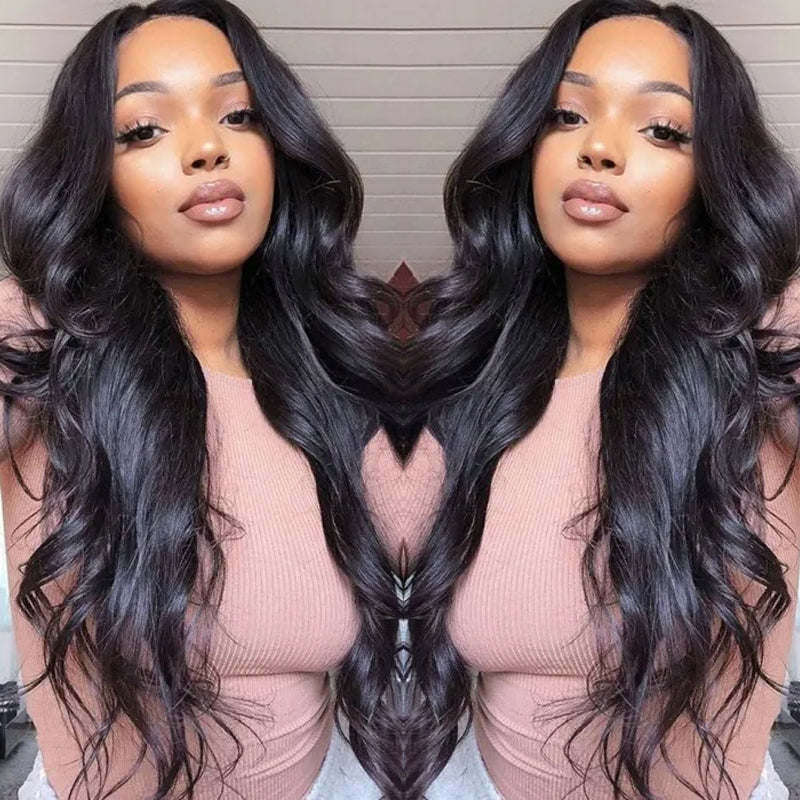 Klaiyi V Part Wig Body Wave No Leave Out Natural Real Scalp Glueless Wigs Beginner Friendly