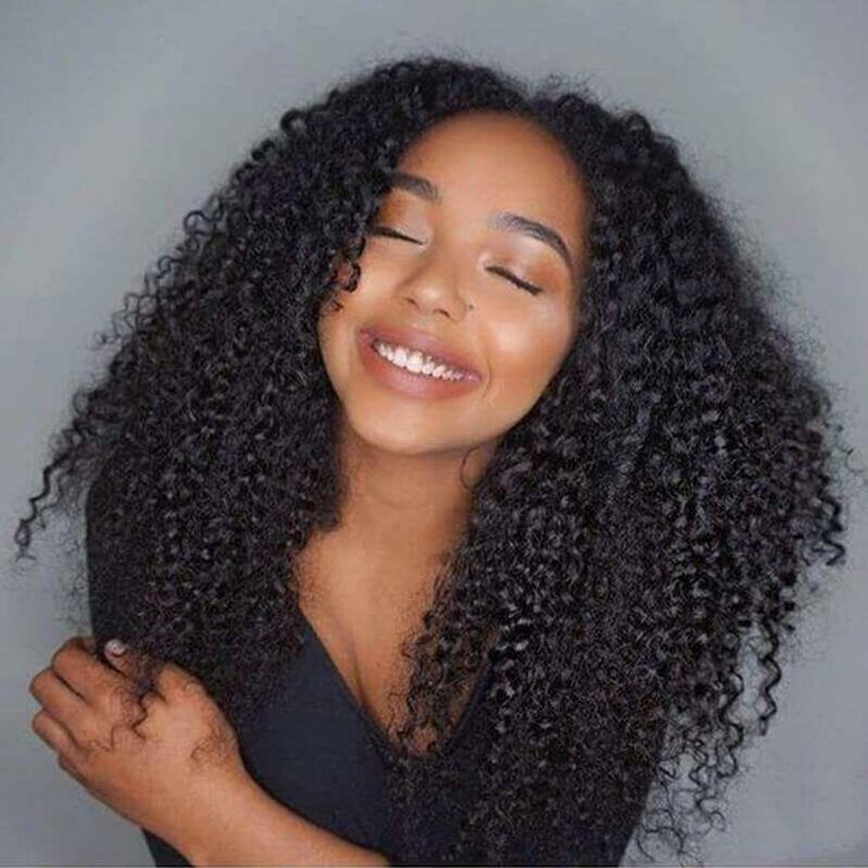 Klaiyi V Part Wig Kinky Curly Meets Real Scalp Beginner Friendly Afro Kinky Upgraded U Part Wigs