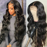 Buy 1 Get 1 60% OFF,Code:OFF60 | Klaiyi Virgin Human Hair Lace Closure Wig Body Wave Lace Frontal Wigs