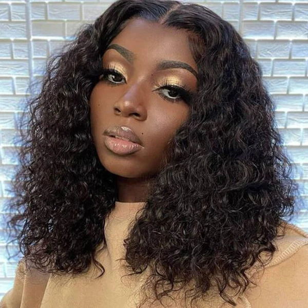 Klaiyi Invisible Water Wave 5*5 HD Glueless Lace Closure Wig Flash Sale