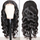 Klaiyi Wear & Go Pre Cut Body Wave Lace Closure Wig with Breathable Cap Wig Flash Sale