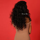 Klaiyi Hair 4Pcs/Pack Peruvian Loose Wave Virgin Human Hair Weave Bundles