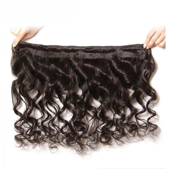 Lot de 3 mèches ondulées malaisiennes, cheveux humains vierges malaisiens en promotion - Klaiyi Hair 