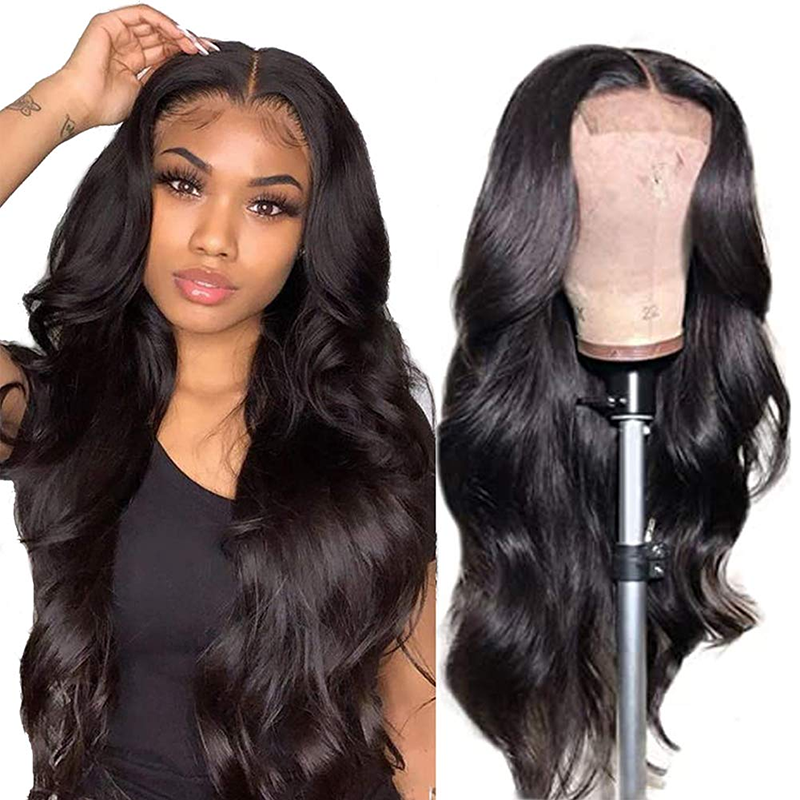 Buy 1 Get 1 Free,Code:BOGO | Klaiyi Put On and Go Pre Cut Lace Body Wave Wig with Breathable Cap