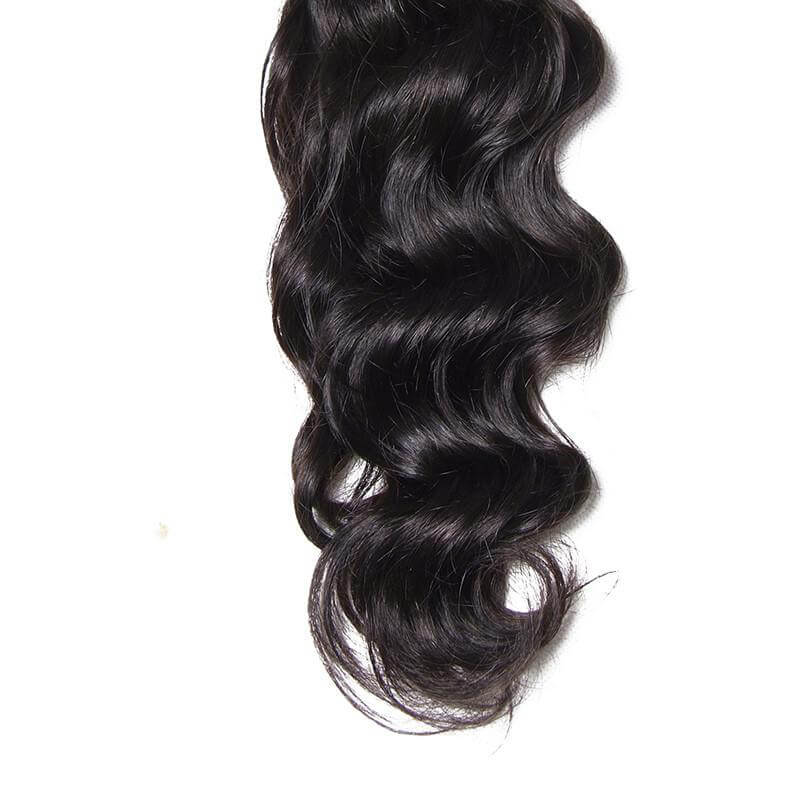 Klaiyi Brazilian Virgin Hair Natural Wave 4 Bundles Human Hair Weaves