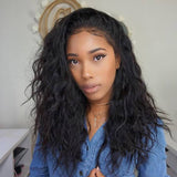 Malaysian Natural Wave 4 Bundles with Lace free Part Closure, 7A Grade Virgin Human Hair Weaves- Klaiyi Hair