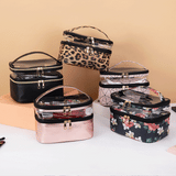 Klaiyi Double Layer Makeup Bag Travel Cosmetic Cases Pre-Sale Flash Sale