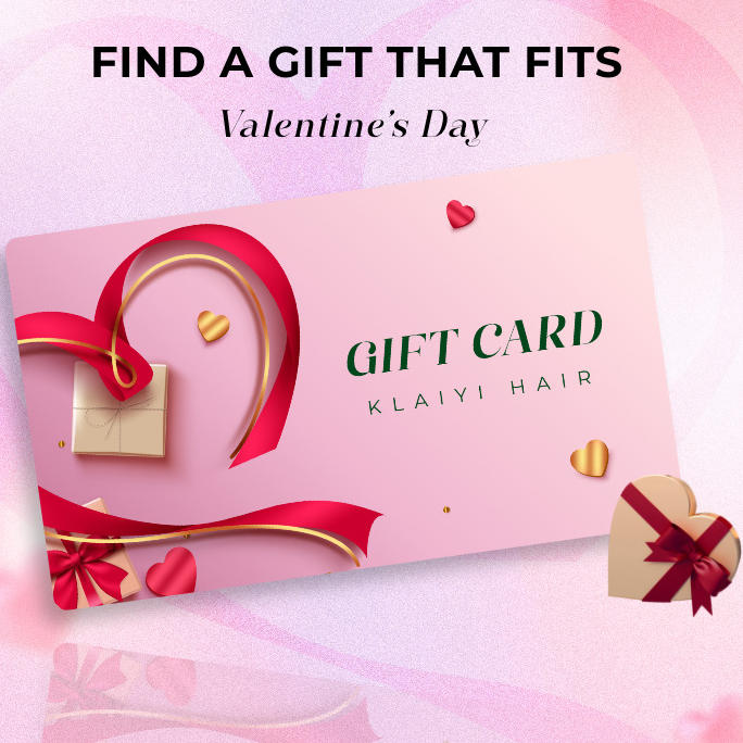 Klaiyi Gift Card Fits Valentine's Day Flash Sale