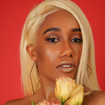 Klaiyi Indian Straight Hair Weave Bundles Color 613 Blonde Hair 100% Human Hair Weaving 3pcs/lot Free Shippping