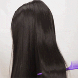 Klaiyi 13x4 Invisible Lace Frontal Straight Hair Wigs Pre Plucked Baybyhair 100% Human Hair Wigs
