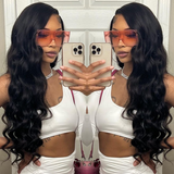Klaiyi HD Lace Closure Wigs Glueless Body Wave 5x5 Transaprent Lace Wig Melted All Skin  70% OFF  Flash Sale
