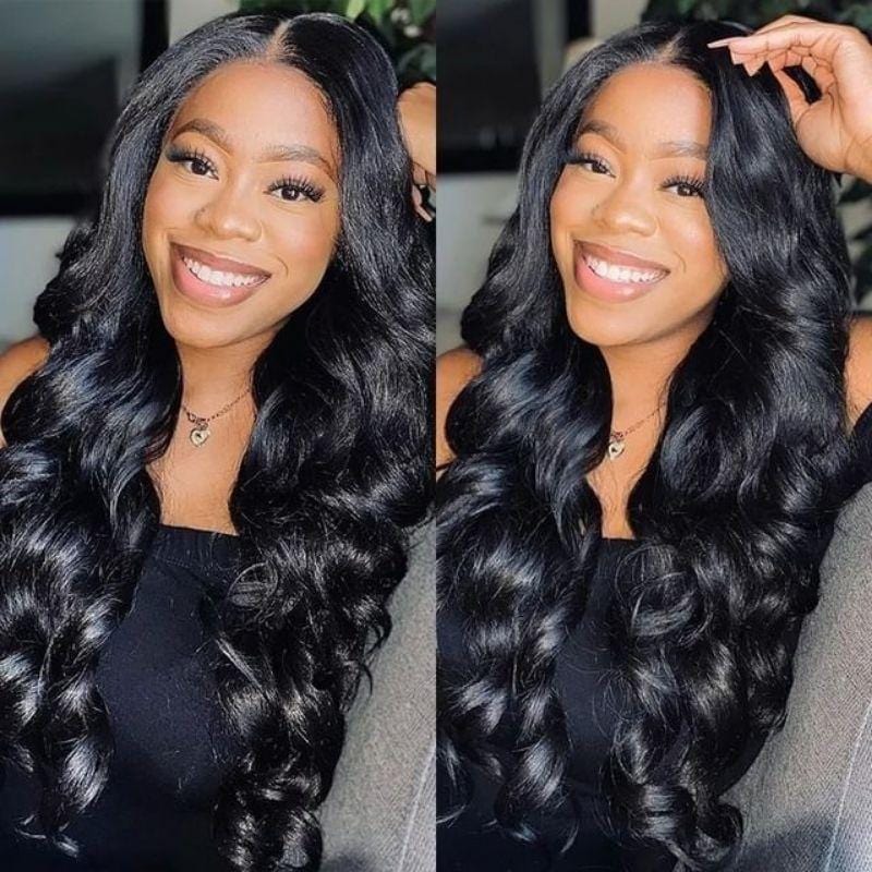 Free Fast Shipping | Body Wave V Part Wigs No Leave Out Natural Scalp Protective Wigs Beginner Friendly