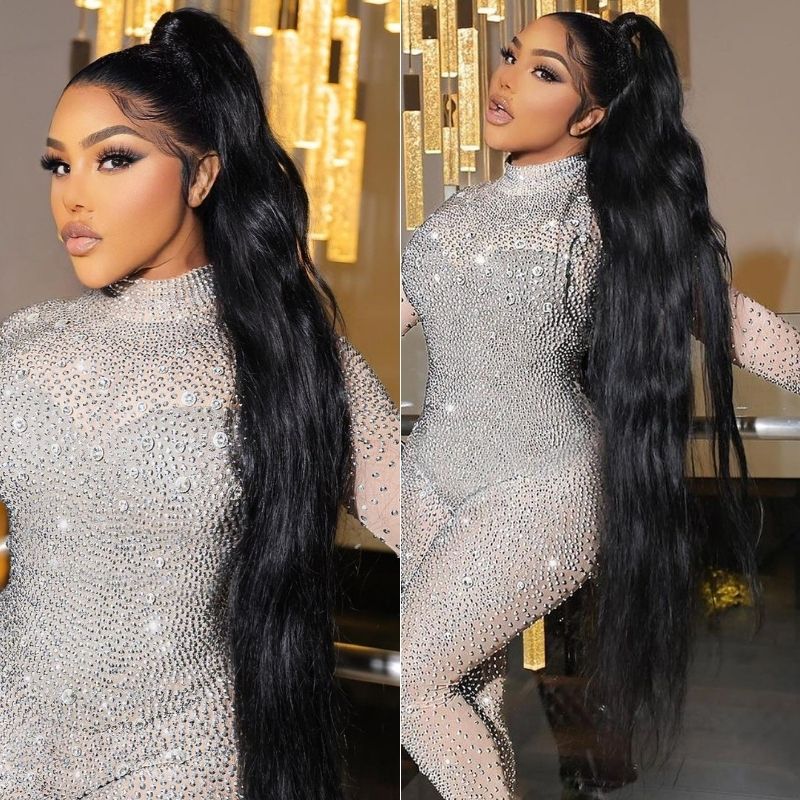 $100 OFF Full $101- 5x5 HD Invisible Lace Closure Wigs Body Wave Glueless Wig