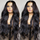 Klaiyi HD Lace Closure Wigs Glueless Body Wave 5x5 Transaprent Lace Wig Melted All Skin  70% OFF  Flash Sale