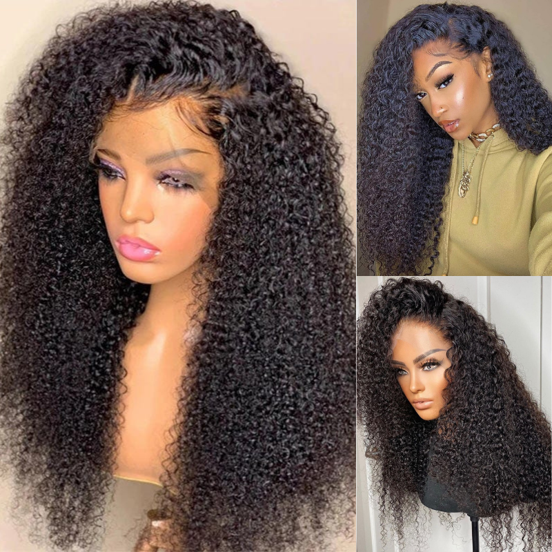 $100 OFF | Code: SAVE100 4c Kinky Curly 13x4 Lace Front Wig