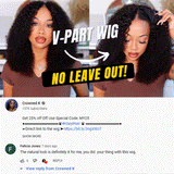 Klaiyi 4c Kinky Curly V Part Wigs Meets Real Scalp No Leave Out Upgraded Upart Glueless Wigs Flash Sale
