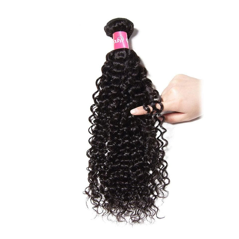 4 Bundles Malaysian Curly Hair with Ear to Ear Lace Frontal Closure-Klaiyi Hair