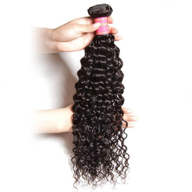 4 Bundles Peruvian Virgin Curly  Hair Weave Human Hair Bundle Deals-Klaiyi hair