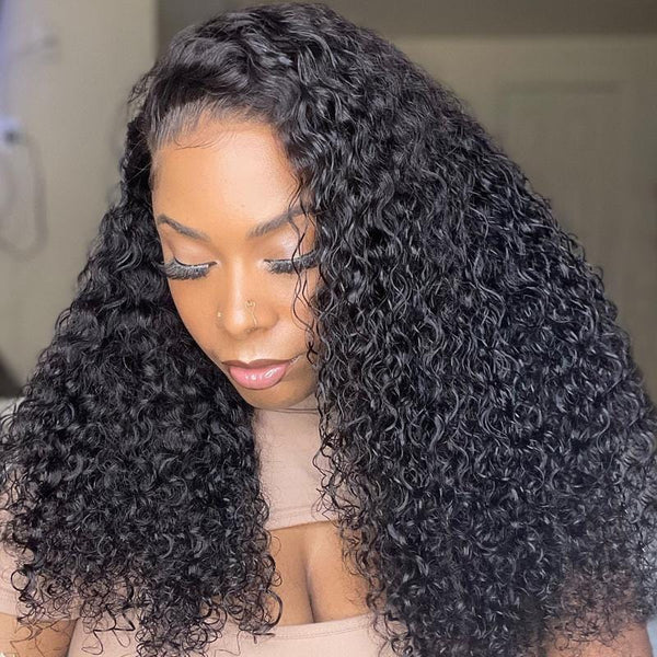Extra 50% Off Code HALF50  | Klaiyi Jerry Curly U Part Wig Virgin Human Hair Real Scalp Great Protective