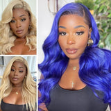 50% OFF | 613 Honey Blonde Body Wave 180% Density Lace Front Wig