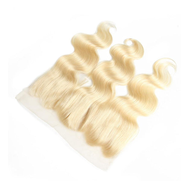 Klaiyi Hair 613 Blonde Body Wave Hair 13*4 Lace Closure, 100% Human Hair On Deals