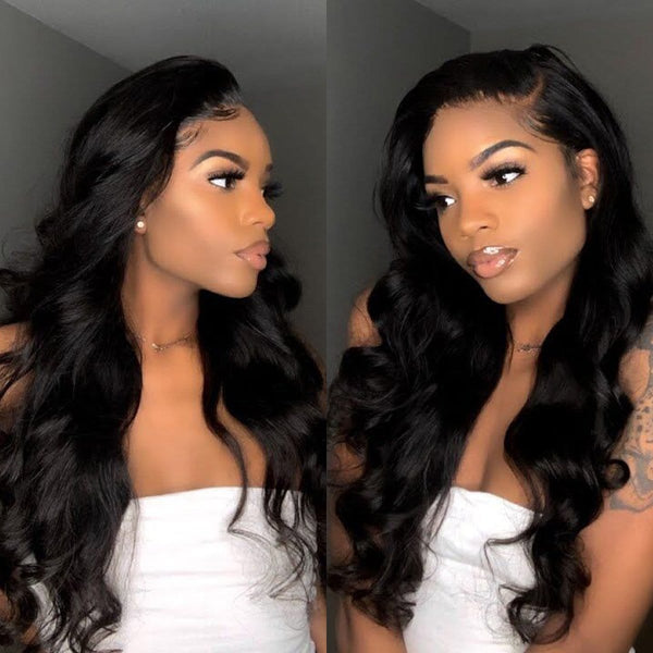 Klaiyi Remy Hair Brazilian Body Wave 4 Bundles with 4*4 Lace Closure Youth Series